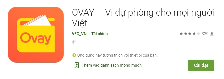 Ovay – App vay tiền online mới tải app là có tiền