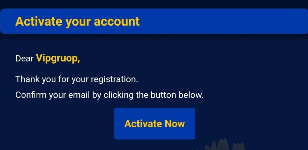 xác nhận đăng ký tài khoản qua gmail